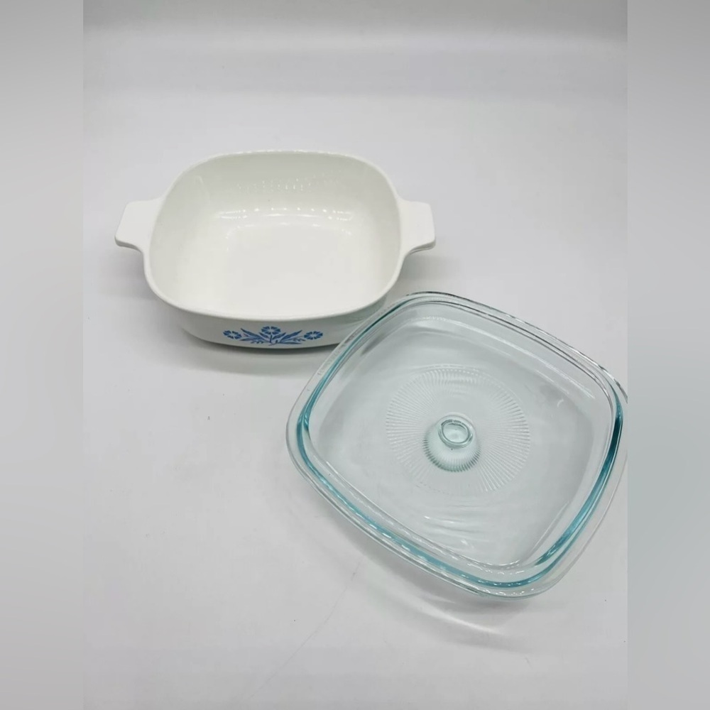 RARE 1 Quart Corning Ware P-1-B - Ribbed 37 Pyrex A 7C A Lid EXCELLENT CONDITION - Picture 3 of 15
